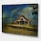 Designart - Storm Barn II - Farmhouse Premium Canvas Wall Art